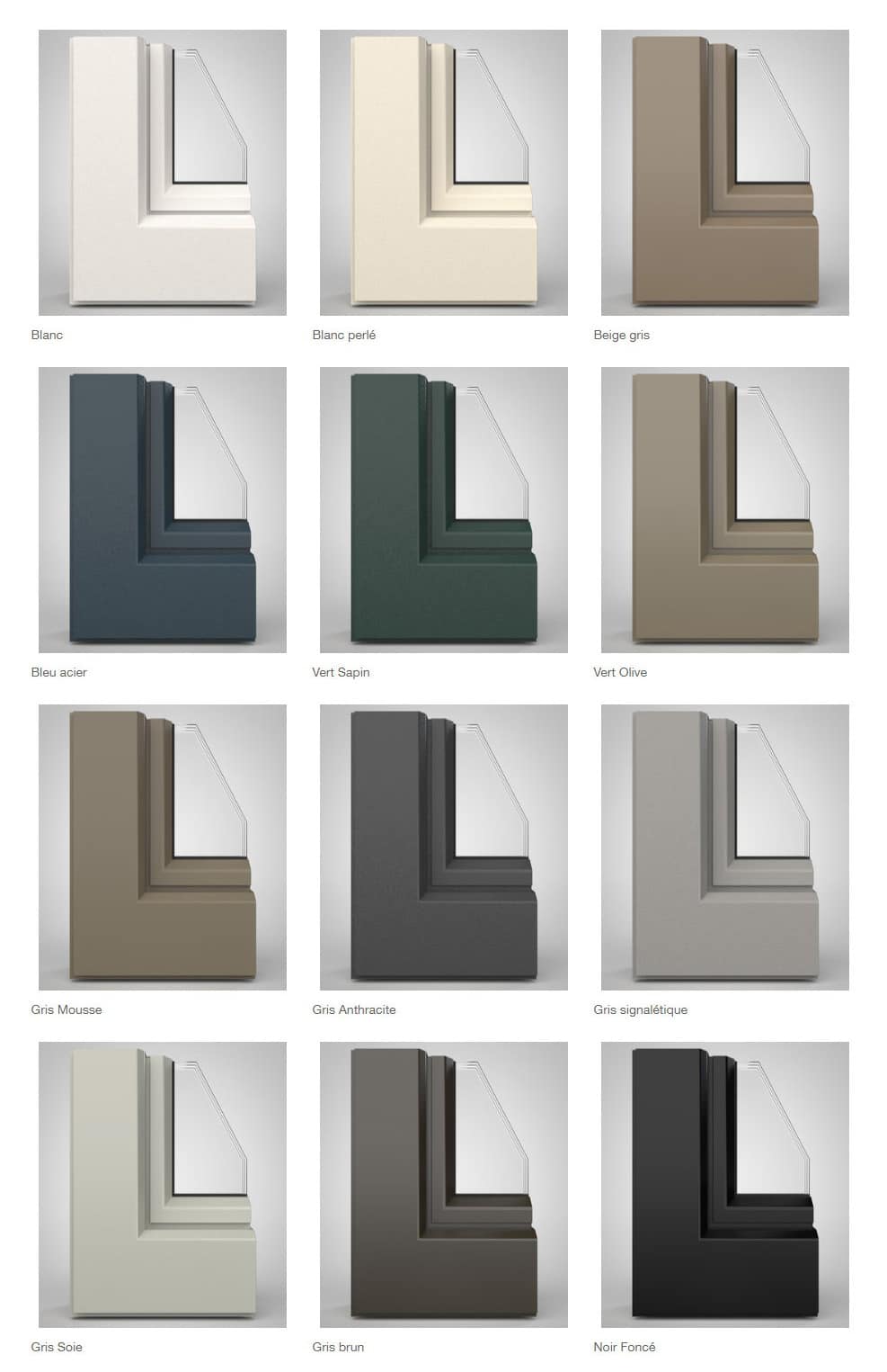 Guide technique teintes et aspects